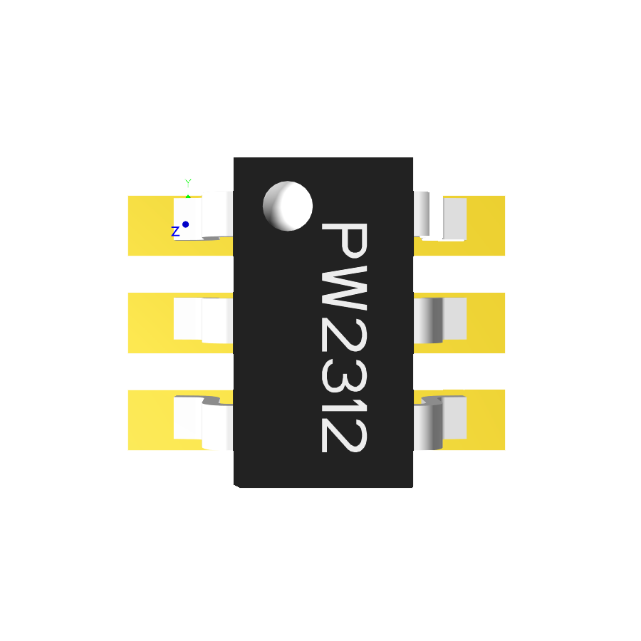 PW2312 PW2312输入30V输出1.2A的同步降压芯片