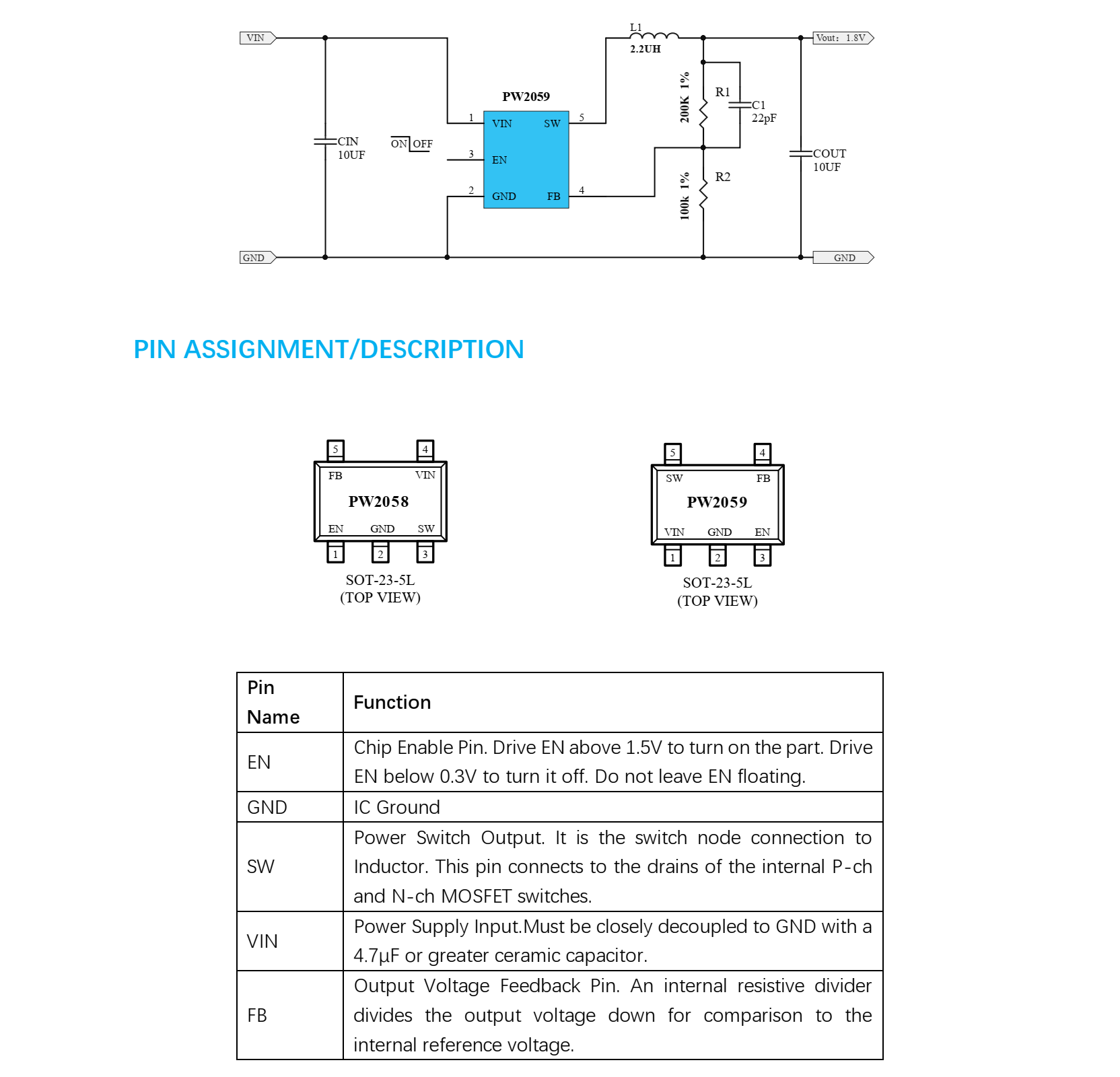 f_89acec4b0437e67d4c6b1546681afd6a.png 5V转3.3V 0.8A降压IC,PW2059代理商
