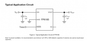 f_cea1f031d361221470e975adbd20acd2.png FP6185代理,输出由3.3V,3V,2.9V.2.8V2.7V等