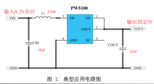 2V升5V的升压芯片，两款芯片电路图