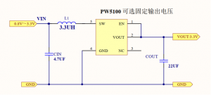 f_3114121642625dca2d24dc40bf57f1c9.png 1.5V升3.3V芯片电路图,稳压3.3V供电MCU模块等