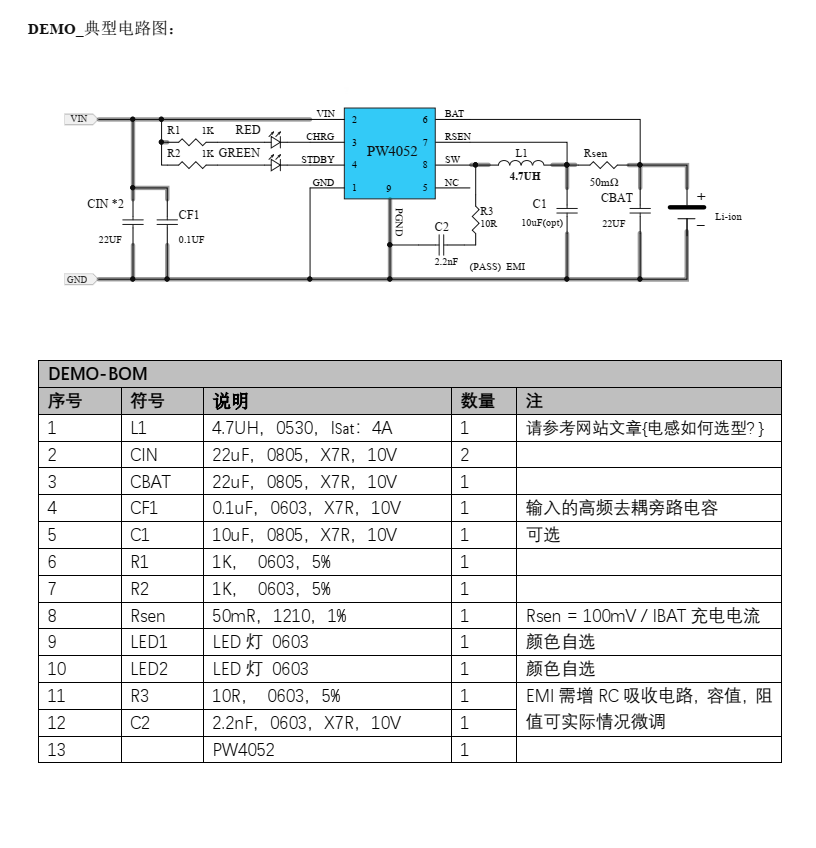 2A锂电池充电管理IC，具有恒压/恒流充电模式