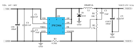 72V转15V，72V转12V，72V转9V,72V转5V的降压芯片选型介绍