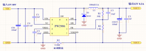 f_adabb487bb587592c994f0f6b7424882.png 70V转24V,70V转20V,70V转9V降压芯片,外围简单IC