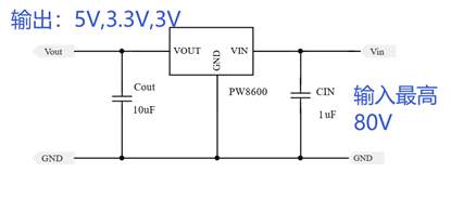 f_bbf98c435a2057a0326cee1b62ef1895.png 36V转5V,36V转3.3V,36V转3V稳压芯片和降压芯片电路图