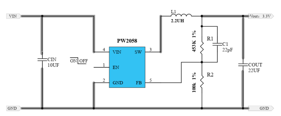f_bed09b594a86e3115e914d7539689534.png 3.7V转3.3V,3.7V转1.5V芯片,PW2058和PW2059规格书