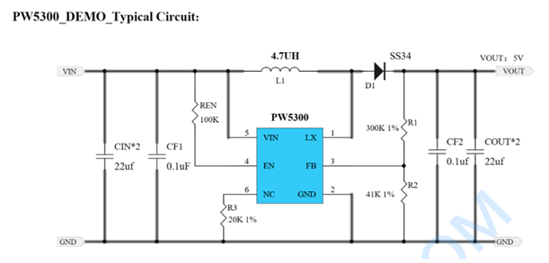 3.7V升压5V，3.7V转5V电路图芯片