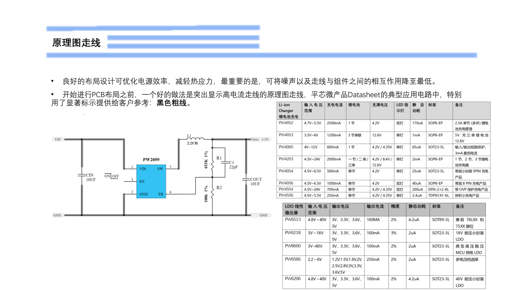 5V降压1.8V芯片，稳压电路设计建议PW2059