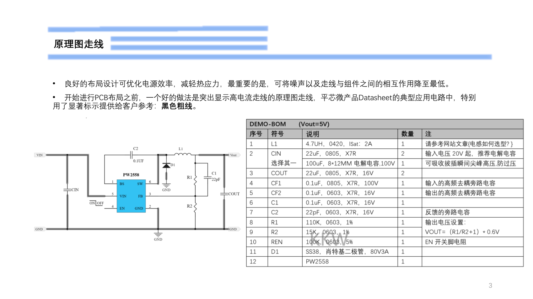 48V降压12V，电路图BOM表，芯片PCB画板建议PW2558