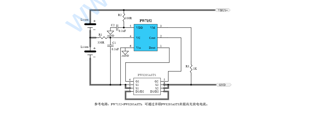 代理PW7152是一款超小型化的 SOT23-6 封装的芯片，极少的外围元器件，原装现货，技术支援