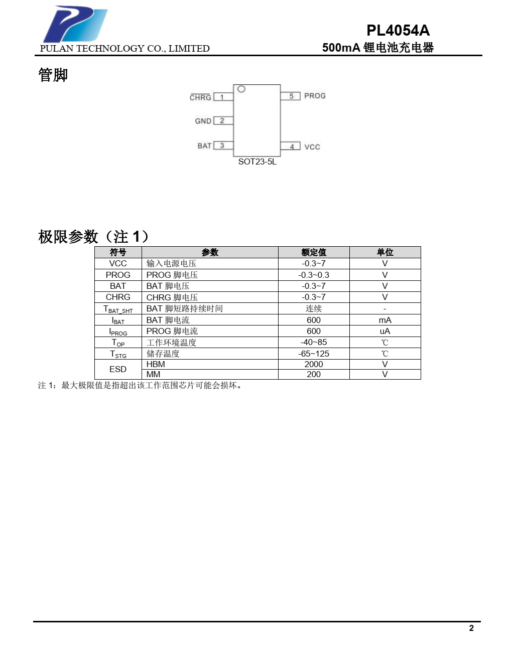 PL4054A是一款单节锂离子电池恒流/恒压线性充电器， 简 单的外部应用电路非常适合便携式设备应用v
