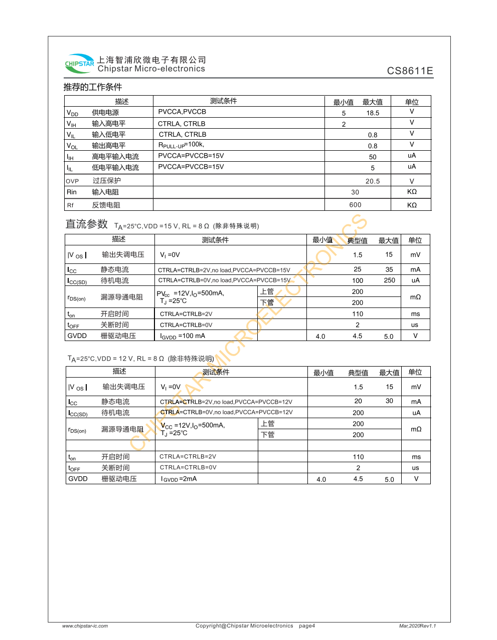 CS8611E是一款2X15W+30W专用2.1声道D类音频功率放大电路