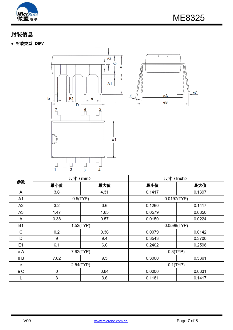 ME8325 是一款满足六级能效标准原边反馈准谐振 模式的小功率 AC/DC 电源控制芯片