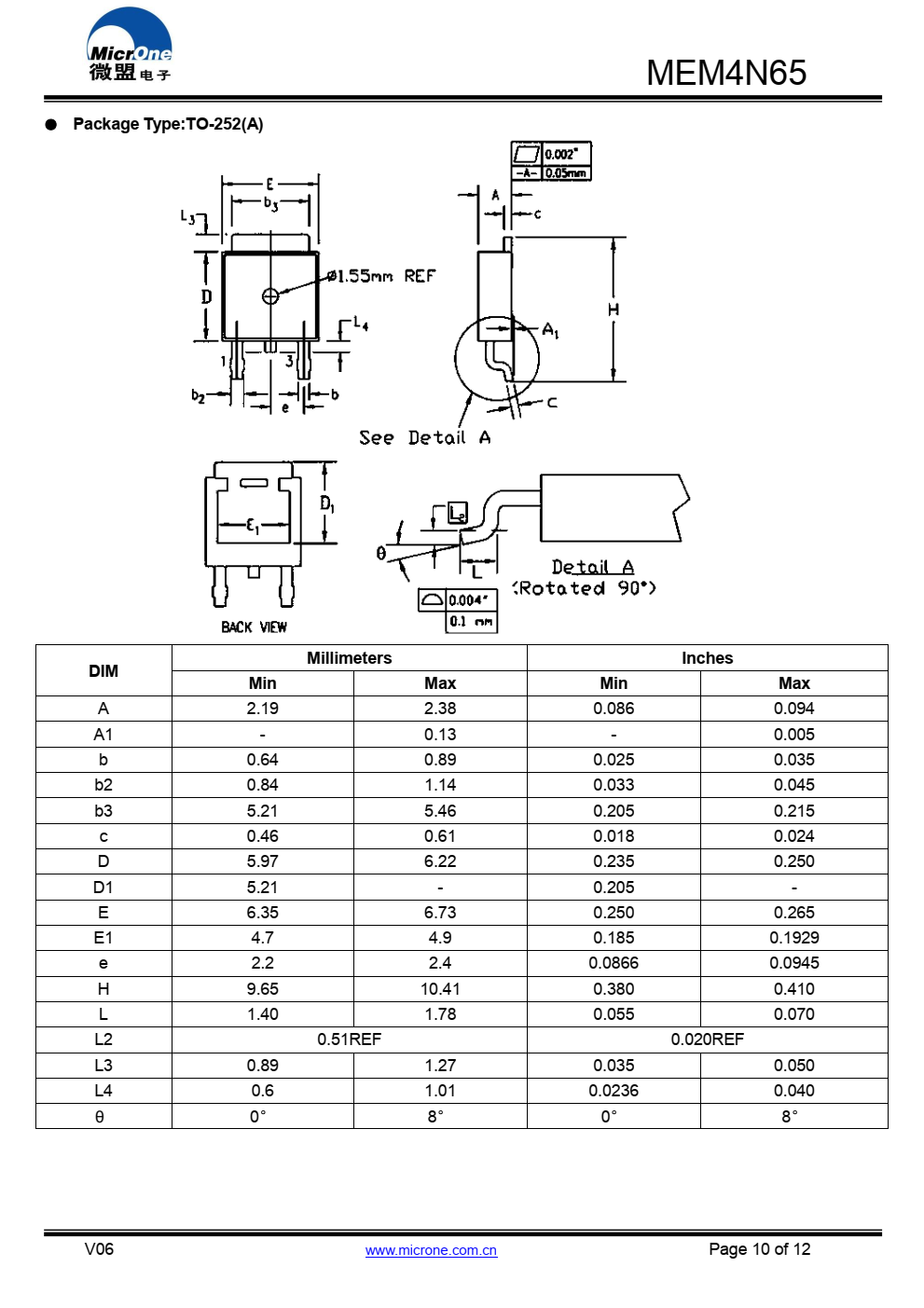 MEM4N65是一种高压功率MOSFET  设计为具有更好的特性