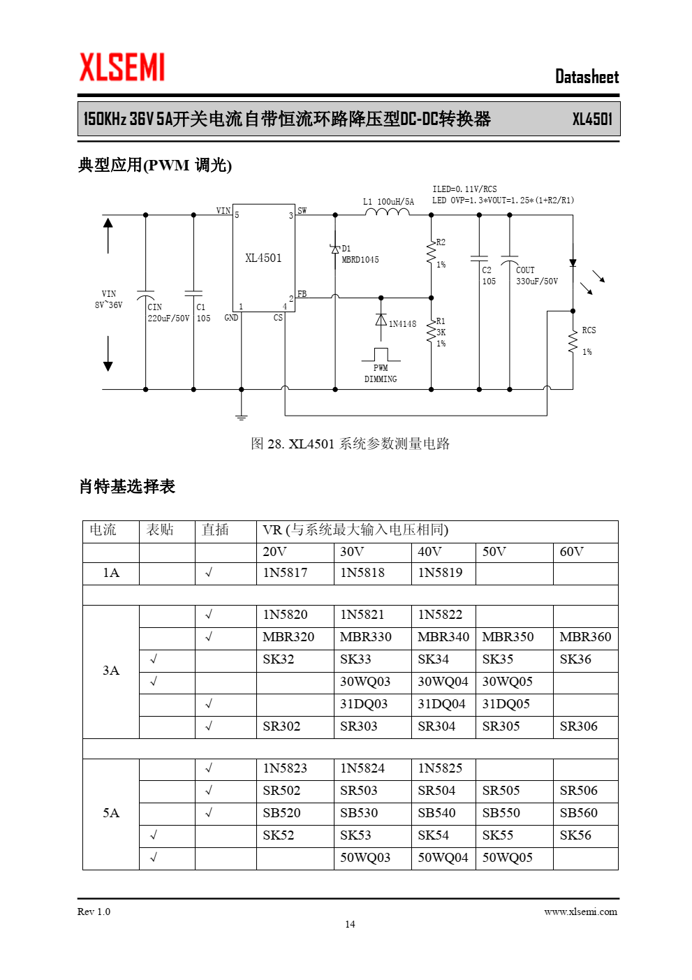 XL4501是一款高效降压型DC-DC转换 器，可工作在DC8V到36V输入电压范围， 低纹波，内置功率MOS