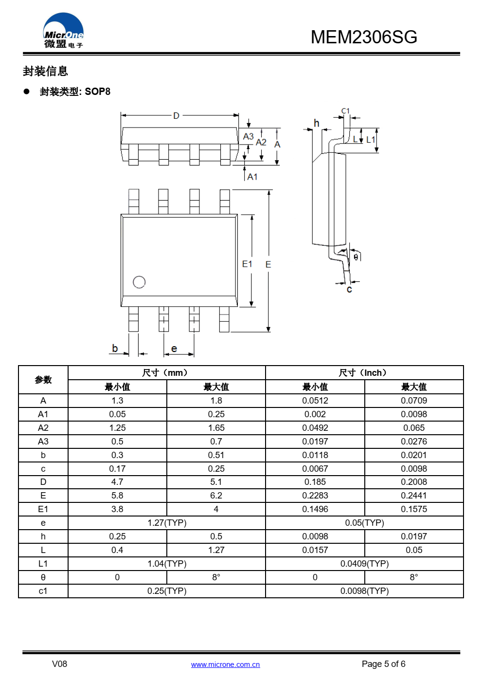 MEM2306SG 系列 双 N 沟道增强型功率场效应管 （MOSFET），采用高单元密度的 DMOS 沟道技术。这 种高密度的工艺特别适用于减小导通电阻