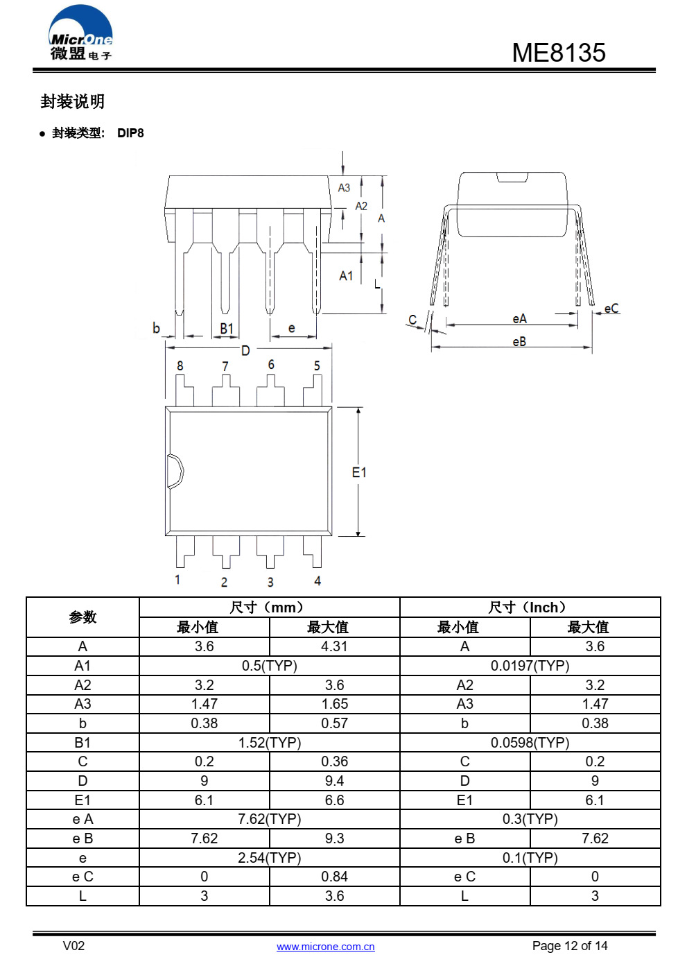 ME8135高性能电流模式PWM控制器，专为高性价比AC/DC 转换器设计