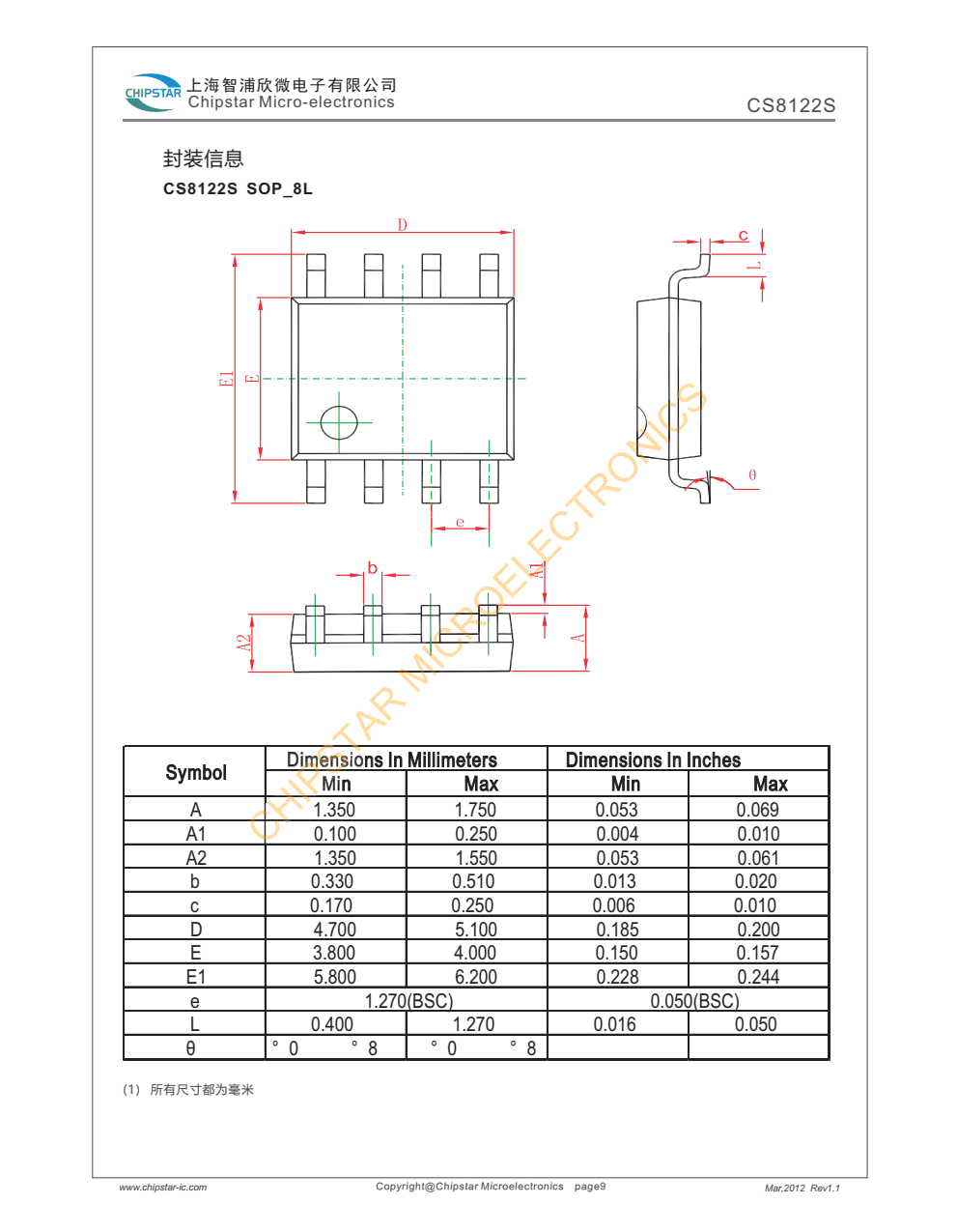 CS8122S是一款高效率,超低EM|,3.0W单声道D类音频放大器