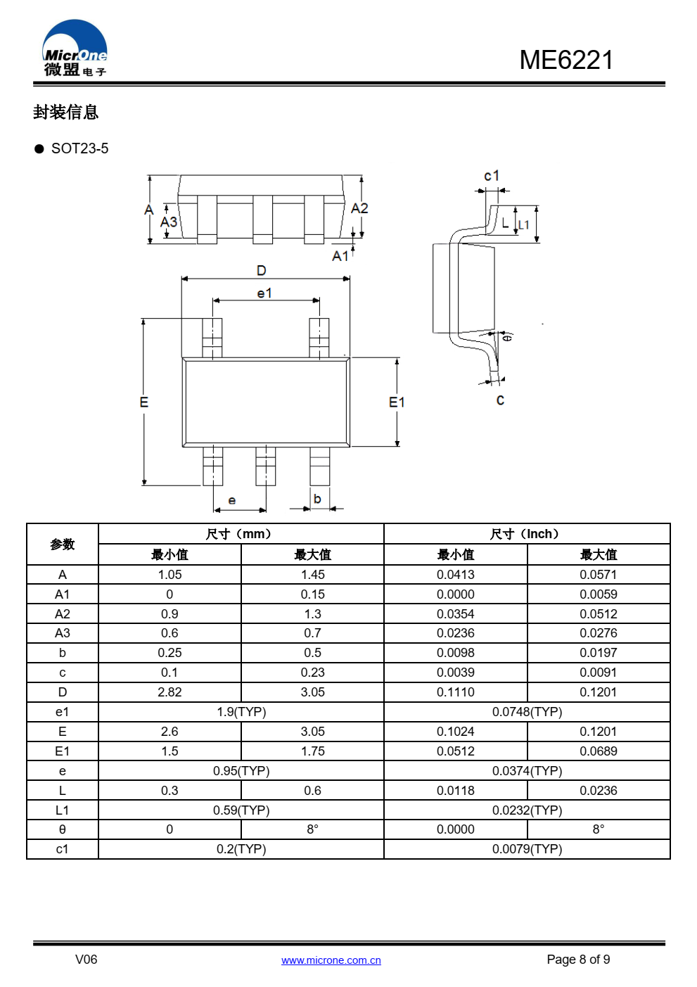 ME6221 是一款高精度、低噪声的线性稳压器。 ME6221 的输出电压可以通过外部电阻来设置