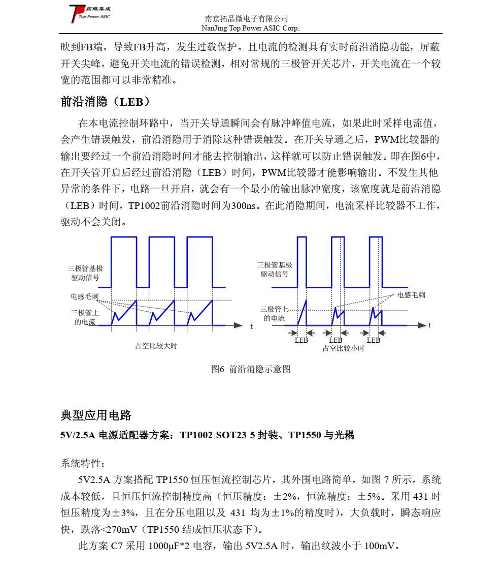 高性能 PWM/PFM 20W AC-DC 控制器—TP1002