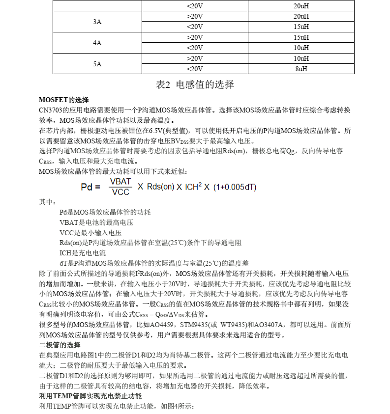 5A 三节锂电池充电管理集成电路CN3703