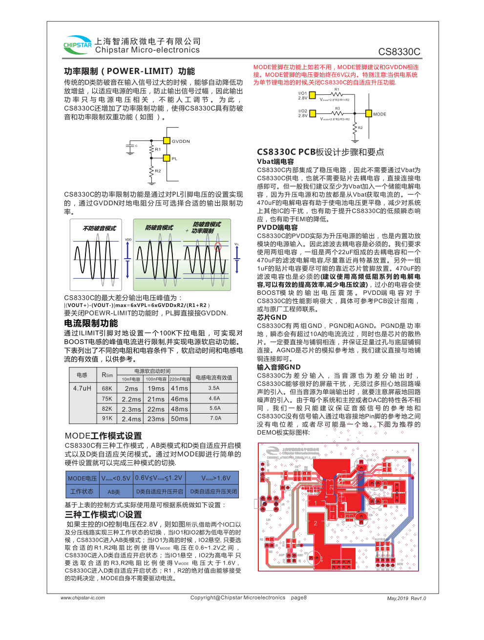 CS8330C是一款可以兼顾单节锂电池和12V适配器双电源供电应用