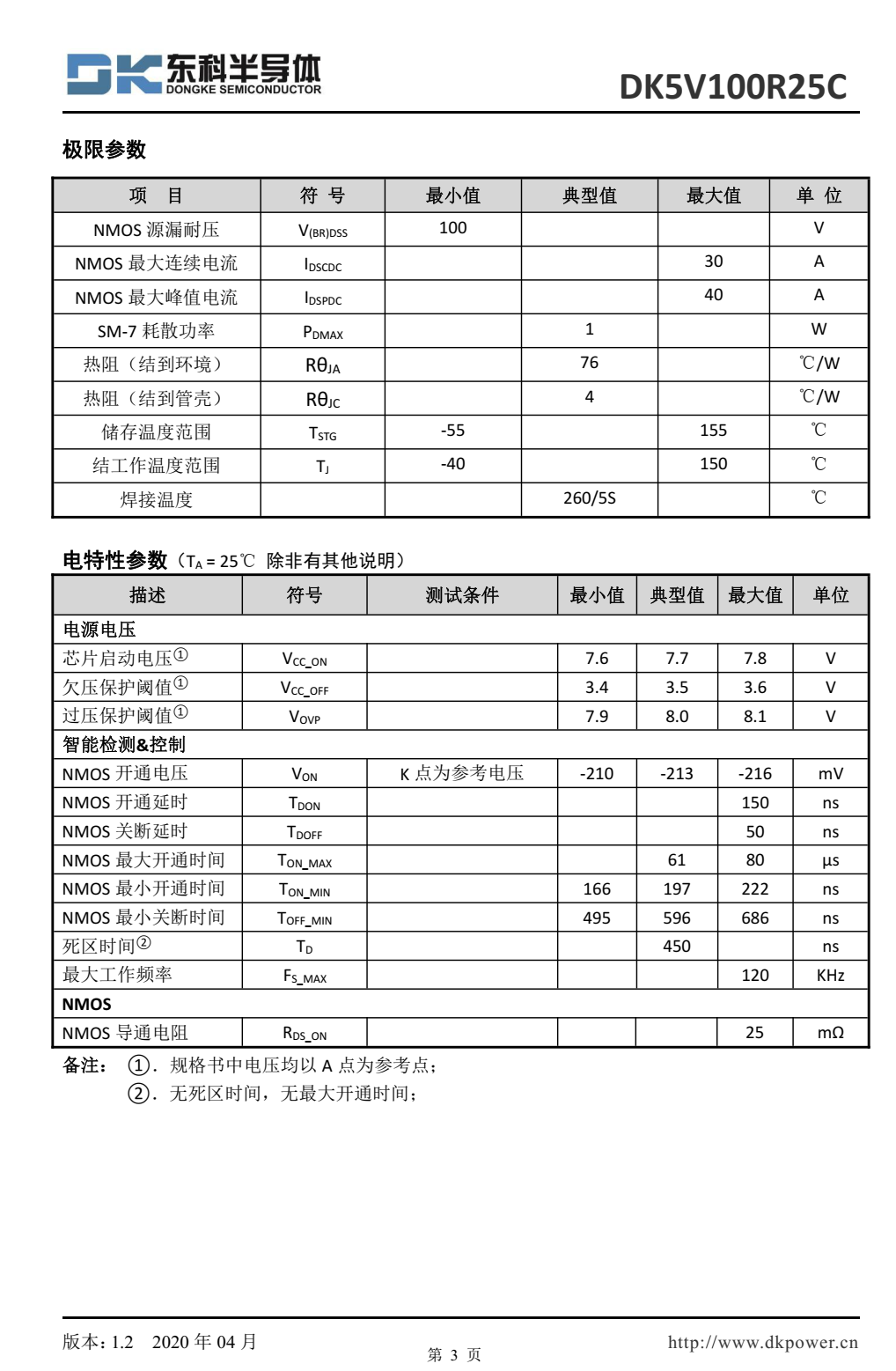DK5V100R25C是一款简单高效率的同步整 流芯片