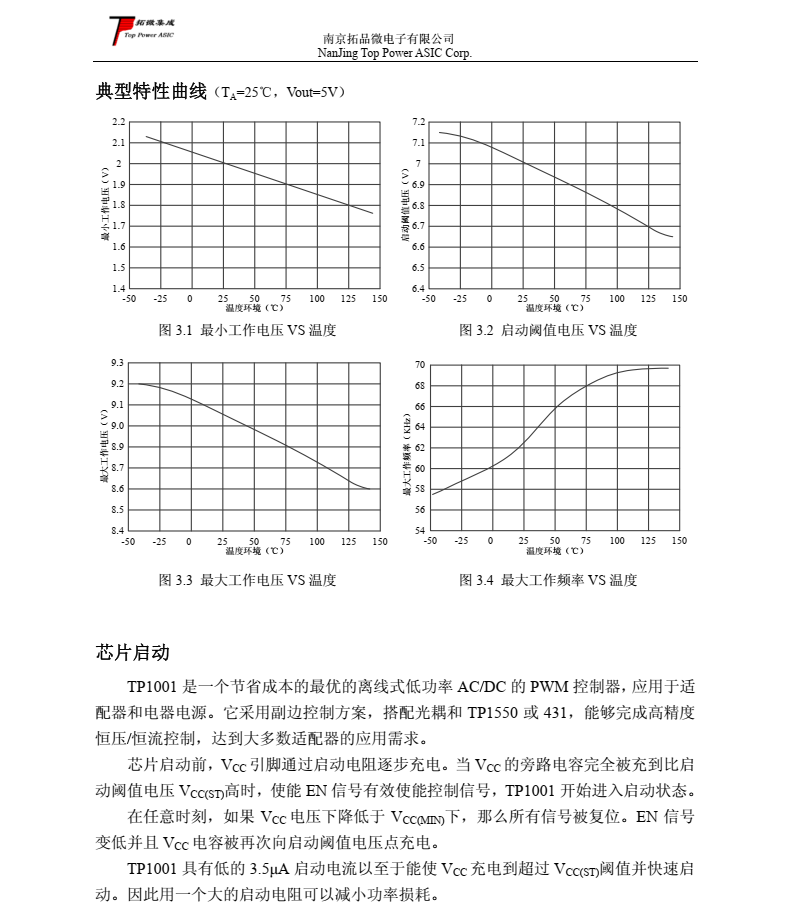 高性能电流模式 PWM/PFM 开关电源控制器—TP1001 概述