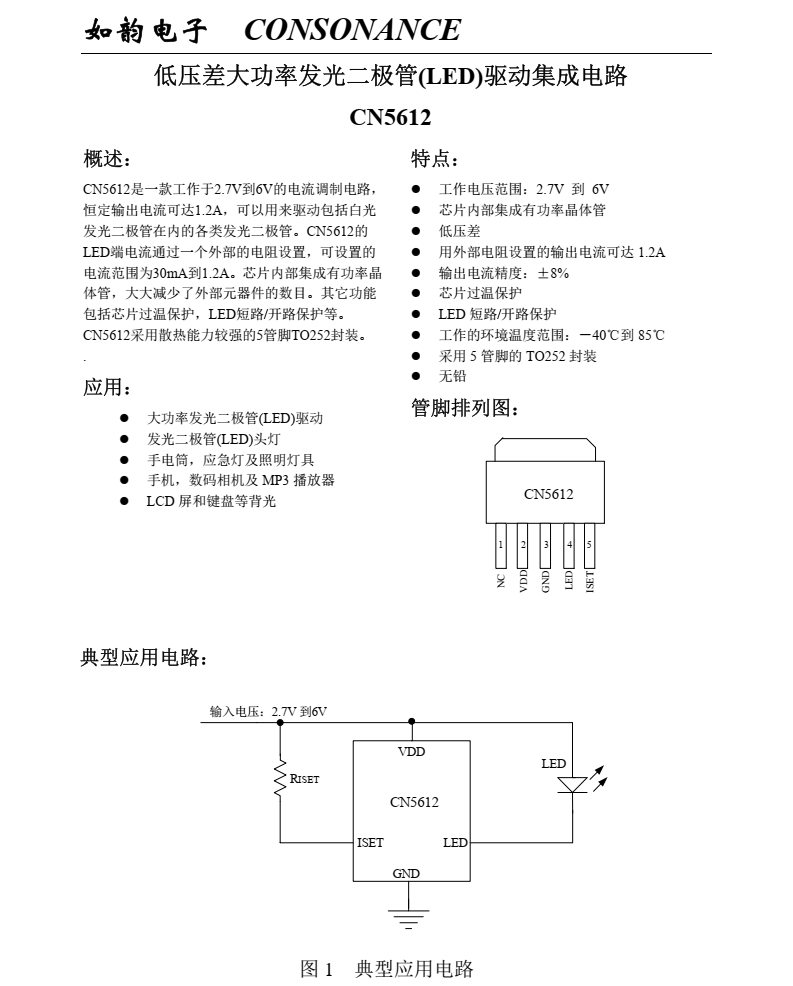 LED驱动芯片CN5612
