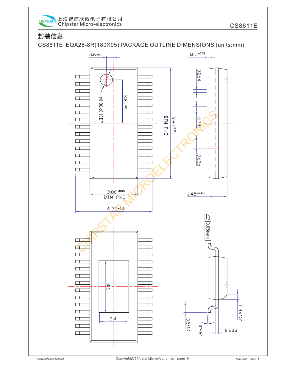CS8611E是一款2X15W+30W专用2.1声道D类音频功率放大电路