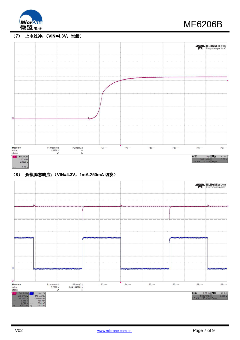ME6206B 系列是高纹波抑制率、低功耗、低压差， 具有过流和短路保护的 CMOS 降压型电压稳压器