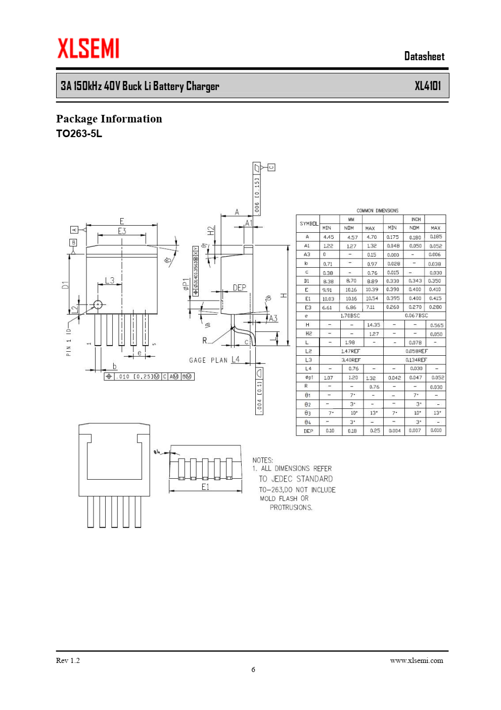 XL4101为150KHz固定频率  PWM降压（降压）DC/DC转换器
