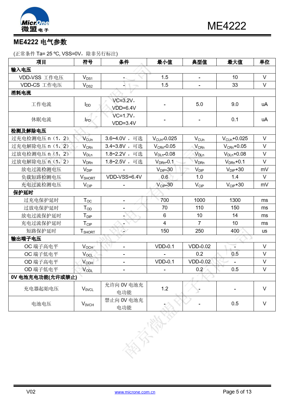 ME4222 系列 IC，是一款双节磷酸铁锂电池保护 IC，内置高精度电压检测电路和延时电路