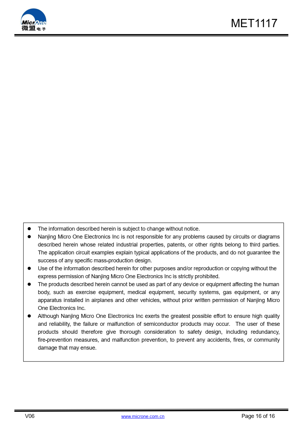 MET1117系列具有高精度、低噪音、LDO电压调节器，能够提供  输出电流超过700毫安，具有  700mA时的最大压降为1.5V