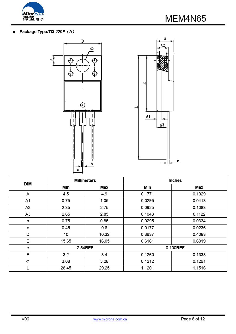 MEM4N65是一种高压功率MOSFET  设计为具有更好的特性