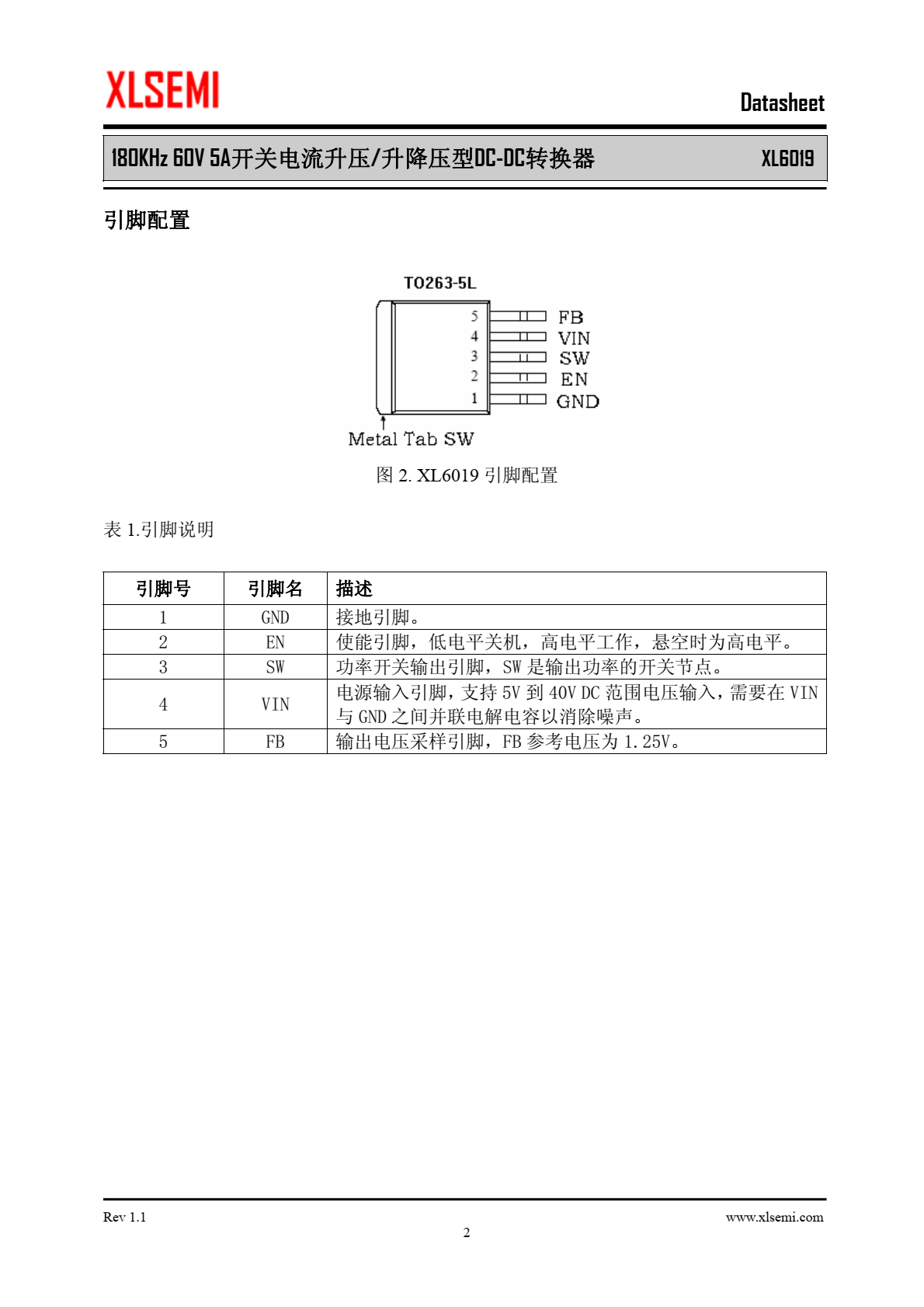 XL6019是一款专为升压、升降压设计的单片集成电路，可工作在DC5V到40V输 入电压范围