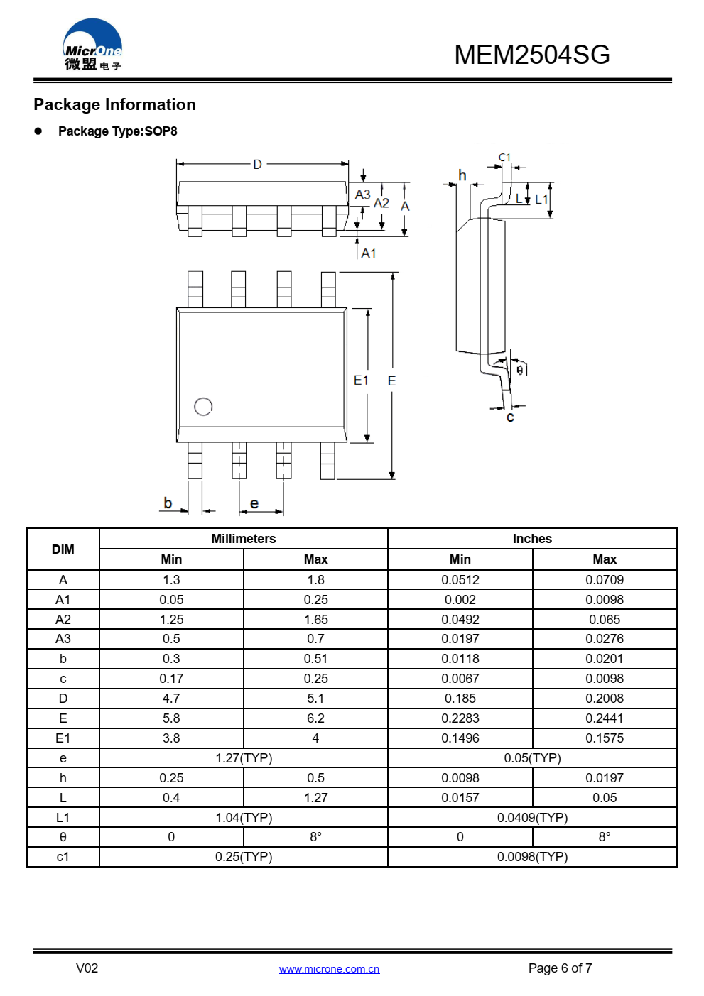 MEM2504采用先进的沟槽技术和  设计提供低栅极电荷的优秀Rdson。