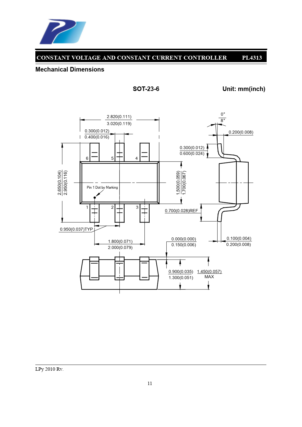 PL4313是用于恒压/恒流模式开关电源应用的高度集成解决方案
