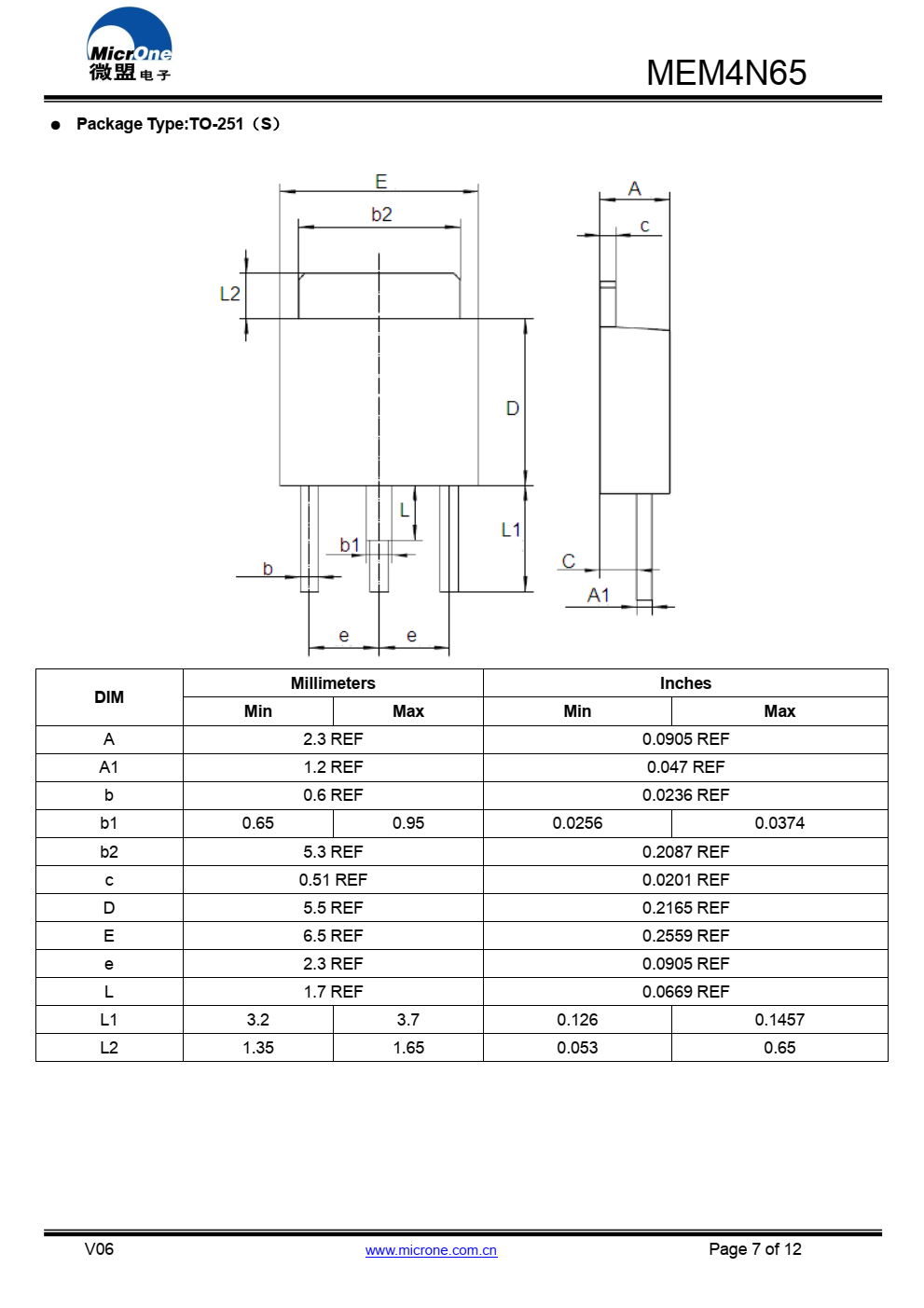 MEM4N65是一种高压功率MOSFET  设计为具有更好的特性