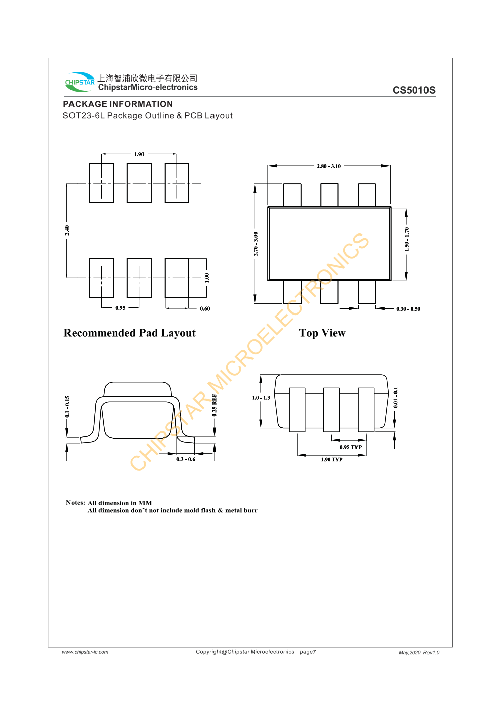 CS5010S是一款高效同步步进上变频器，具有超低静态电流（低至2YA），能够从低压电源（i）提供至少3W的功率