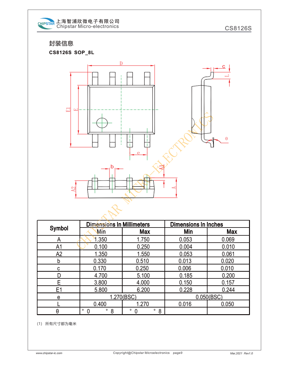 CS8126S是一款高效率,超低EM,3.0W单声道D类音顷放大器。