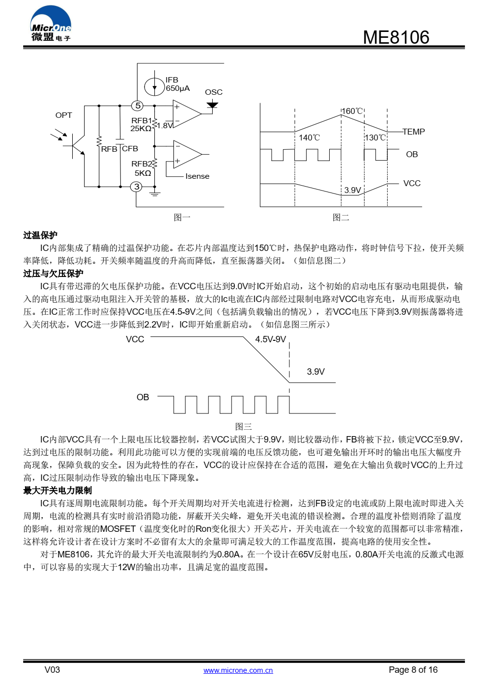 ME8106高性能电流模式PWM控制器，专为高性价比DC/DC 转换器设计