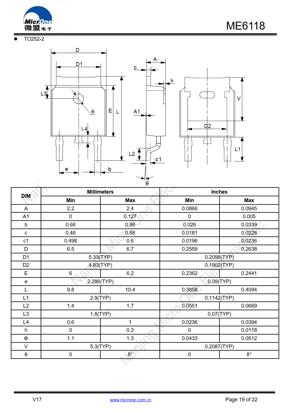 ME6118系列具有高精度、低噪音、，  LDO电压调节器，能够提供  一种输出电流超过1A