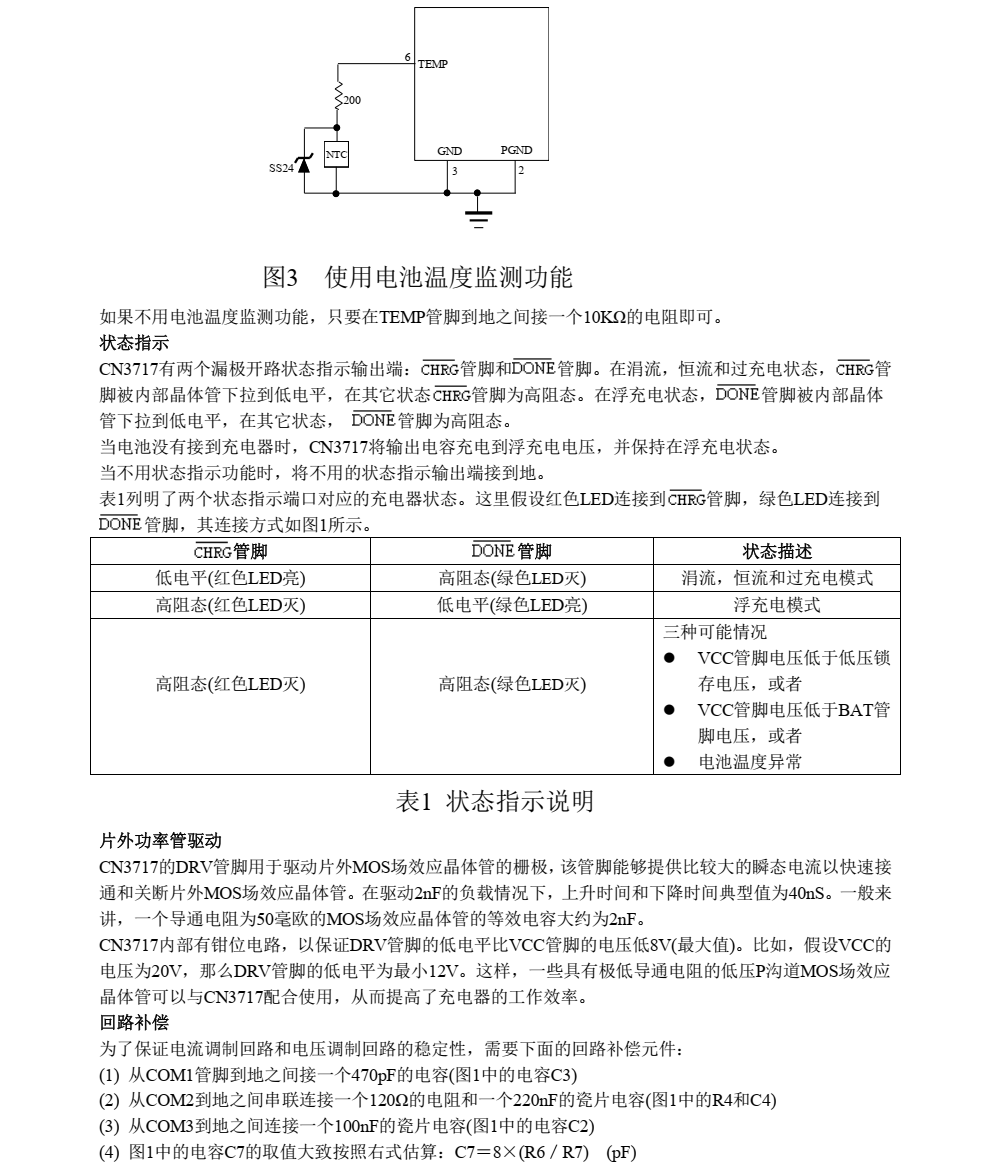 铅酸电池充电芯片CN3717