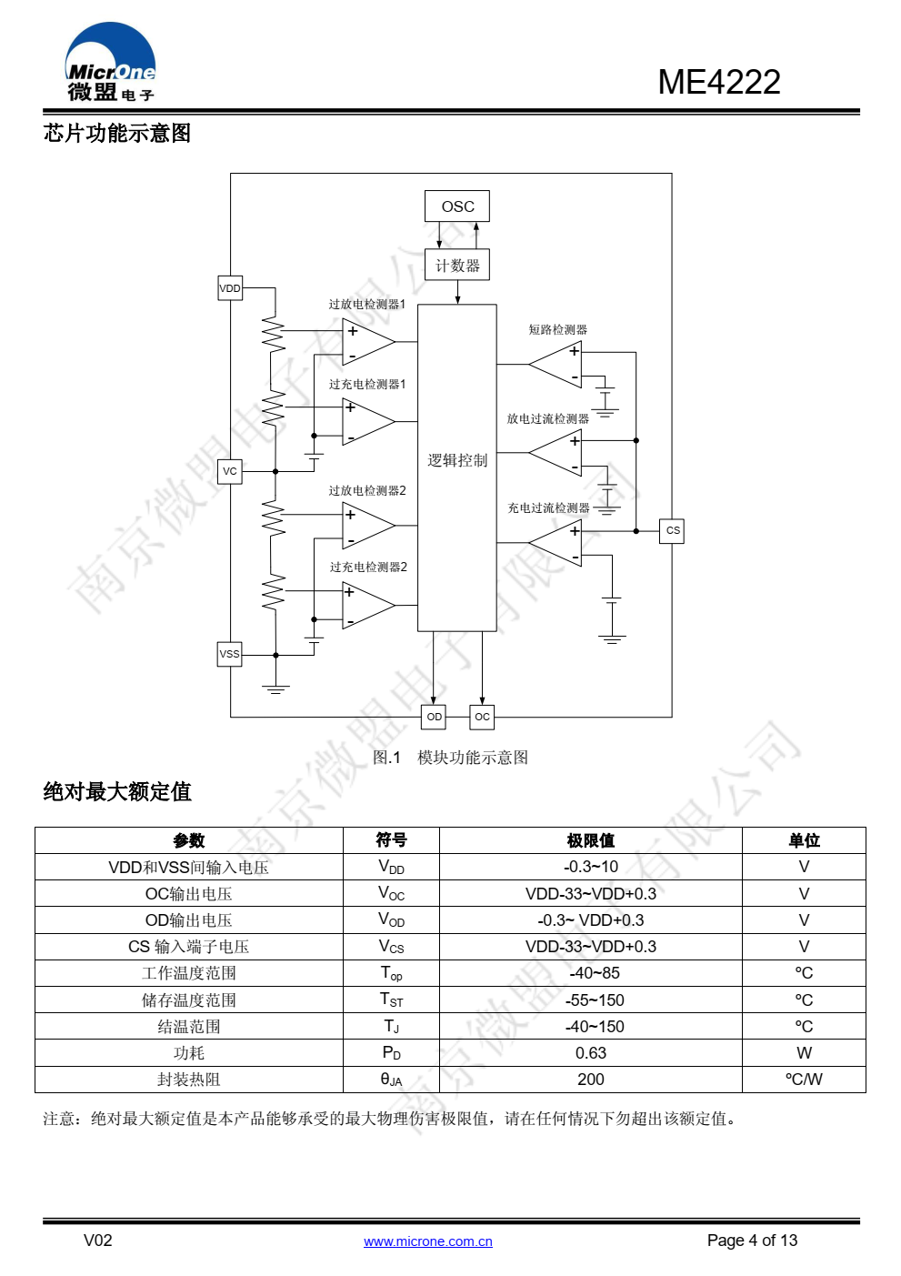 ME4222 系列 IC，是一款双节磷酸铁锂电池保护 IC，内置高精度电压检测电路和延时电路