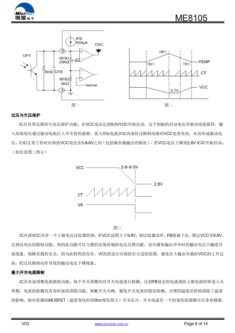 ME8105高性能电流模式PWM控制器，专为高性价比AC/DC 转换器设计