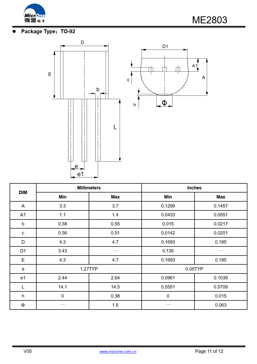 ME2803系列高精度、低功耗  消耗电压探测器 使用  CMOS技术