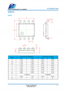 PL7502/PL7504 是一款集成锂电池充电管理、同步升压转换器、电池电量管理和保护功能的 指示灯蓝牙充电座 SOC