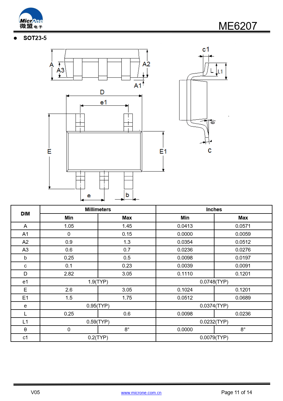 ME6207系列是一种正电压调节器  具有低压差、高输出电压  准确度高，低成本  基于CMOS工艺