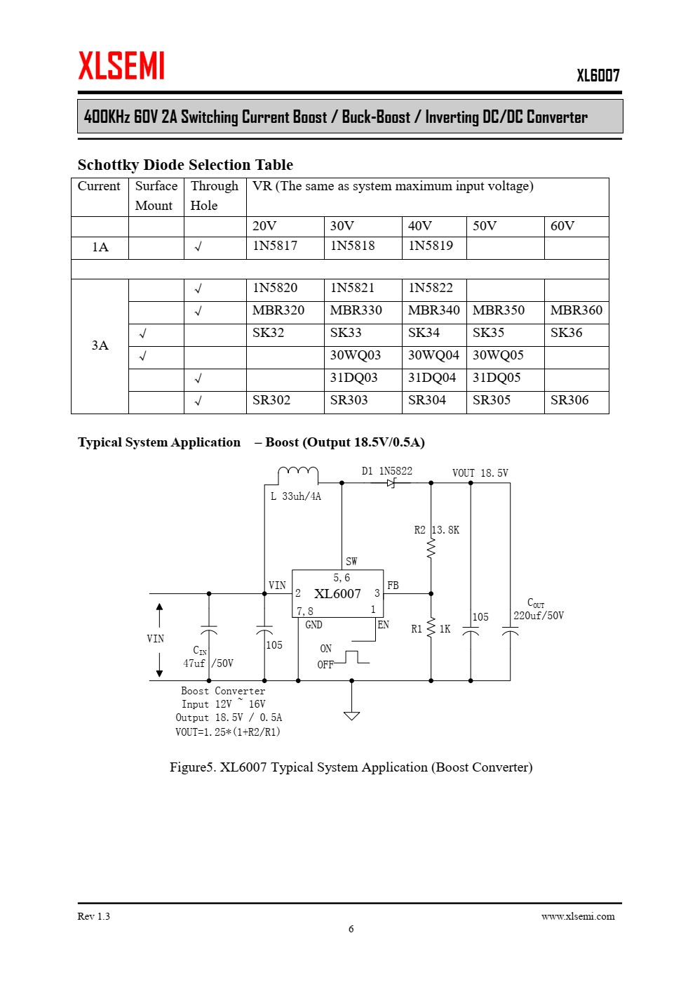 XL6007调节器的输入范围很宽，  电流模式，DC/DC转换器  能够产生正的或负的  负输出电压